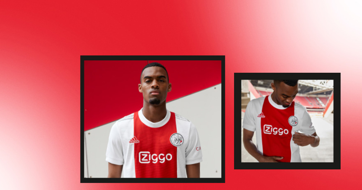 In het algemeen Sluiting strip Ajax en adidas presenteren thuistenue 2021/2022: oude logo terug