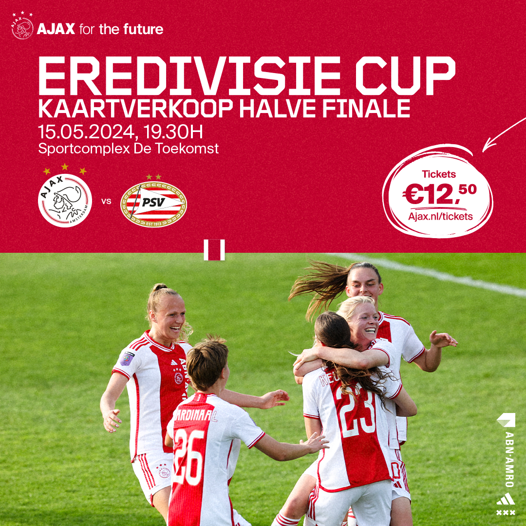 Kaartverkoop Halve Finale Eredivise Cup